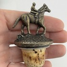 3 Blanton s Bourbon Horse And Jockey Bottle Stoppers - Letters S  B And A