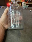 Vtg Antique White House Vinegar Glass Embossed Jug Bottle Advertising 8 5 Inch