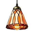 Retro Tiffany Style Pendant Lamp Stained Glass Hanging Ceiling Light Fixture