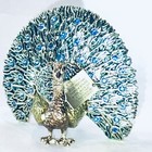 Estee Lauder 2006 Beautiful Glorious Peacock Solid Perfume Compact Mib Rare  
