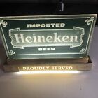 Awesome Heineken Beer Lighted Sign Cash Register Counter Imported Holland Beer