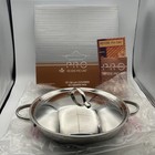 New Revere Ware Pro Stainless Steel Copper 10    Au Gratin Skillet Fry Pan 1993