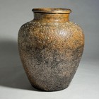 Antique Shigaraki Pottery Jar Edo 19th Century Japanese Ceramic Vase 9 2 Inch