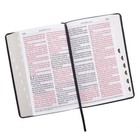 Kjv Holy Bible King James Version Black Large Print Thumb Index Edition  New