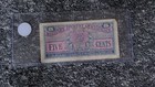 Mpc Military Payment Series 611 5 Cents Rare Banknote