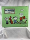 Vintage 1960 s Snoopy Peanuts Lunch Box Vinyl Soft Green Thermos Brand
