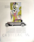 Cadillac V8 5 Passenger Coupe Vintage 1931 Car Ad Magazine Print Gm Automobile
