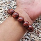 Amazing 13 Beads Akar Laka Bracelet Dalbergia Parviflora 18 Mm Kayu Menang  66