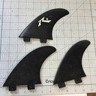 Used Black Fcs 1 Surfboard Fins Surf Surfing