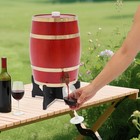 10l Wine Barrel Wood Wine Barrel Vertical Whiskey Barrel Bucket 2 64 Gallon