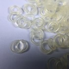 Ormco Zoo Pack Elastics Bands Dental Clear Yellow 100pc pk 3 5oz 1 4  6 35mm Fox