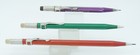 3 Vintage 1940 s Scripto Metal 1 1mm Pencils - Red 5-47  Green 4-47  Purple 3-47