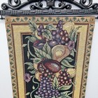 Vintage Italy Old World Fruit Scene Wall Hanging Tapestry Panel