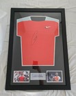 Alcaraz Signed Orange Nike Court Slam Framed Tennis Shirt- A1sportingmemorabilia