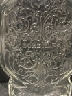 Vintage Schenley Whiskey Liquor Embossed Glass Bottle Decanter Cork Top