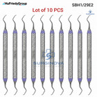 Hu-friedy Sbh1 29e2 Double End 1 2 Barnhart Dental Curette 9 Everedge 2 0 Handle