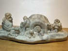 Aarktik Inuit Eskimo Family Igloo Soapstone Canadian Sculpture