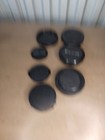 Lot Of 7 Oem Mamiya Lens Cap And Camera Rear Caps 