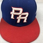Puerto Rico Hat Fitted Mens 7 1 2 Blue Red World Baseball Classic Cap New Era