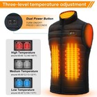 Heated Vest - Electric Heating Coat Heated Jacket Man woman Battery Not Inclu   