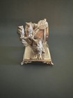 Victorian Figural Silver Plate Napkin Ring Owl  owlets Simpson Hall Miller  204