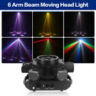 6 Arms Bee Eye Led Laser Beam Moving Head Light Dj Lights Dmx Stage Effects Rgbw