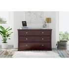 Storkcraft Kids Dresser 53 4  Drawers Rectangle Modern Particle Board Espresso