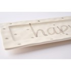 Mud Pie Happy Hostess Platter 2 Piece Set 40700194
