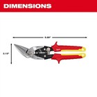 Milwaukee Tool 48-22-4562 Straight Offset Aviation Snips