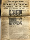 New York Times Man Walks On Moon Landing July 21  1969 Complete Magazine