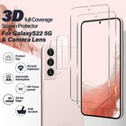 2pcs Tempered Glass Screen Protector   Camera Lens Protector For Samsung Galaxy
