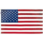 American Flag 4x6  Heavy Duty Polyester - Made In Usa - Sewn Stripes Embroidered