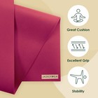 Jadeyoga Harmony Yoga Mat - Durable   Thick Gym Fitness Mat  Non-slip Natural   