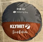 Klymit Ksb Sleeping Bag Large 20 Degrees Rust Red grey 13khru20c