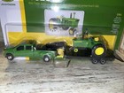 1 64th Scale John Deere 4020 Tractor With Ford Truck And Goose Neck Trailer Ertl