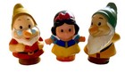 Little People Snow White And The Seven Dwarves Figure Set Lot Of 3