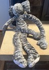 2000 Animal Alley Toys R Us Long Arms   Legs Gray Elephant Plush Stuffed Animal