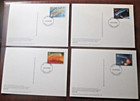Gb Phq Cards 1986 -halley s Comet    Back - Fdi  Full Set Used Free Post Uk