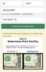 2013  1 Dollar B Series Star Note B 04449196  Duplicated Errors Made In Fw