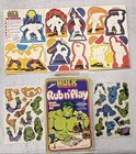 Vtg 1979 Incredible Hulk Rub N  Play Magic Transfer Set Complete Unused In Box 