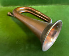 Vintage Civil War Bugle Reproduction  Metal Patina Made In India