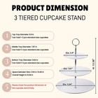 2 Pack Small Dessert Cupcake Stand  3 Tier Cup Cake Holder Tower For Tea Part   