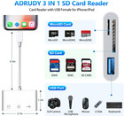 Apple Mfi Certified Lightning To Sd Card Camera Reader For Iphone Ipad  Memory