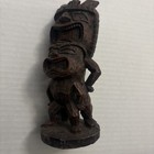  60   s Vtg Hawaiian Resin  To Look Like Wood  Tiki Sculpture 4 5    Figurine Rare 