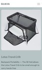 Guava Family Lotus  Bassinet Kit   Crib Bundle