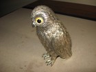 Vintage Corbell   Co  Silver Plated Figural Owl Sugar Shaker