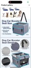 Safety Pet Booster Portable Breathable Dog Cat Car Seat Carrier Travel Protector