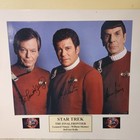 Vintage Star Trek The Final Frontier Signed Photo Nimoy - Shatner - Kelly