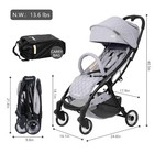 Beberoad Love R2 Compact Travel Stroller - Lightweight  Foldable  Airplane Frien