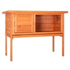 36  Single Deck Wooden Chicken Coop Hen House Poultry Cage Rabbit Hutch Natural